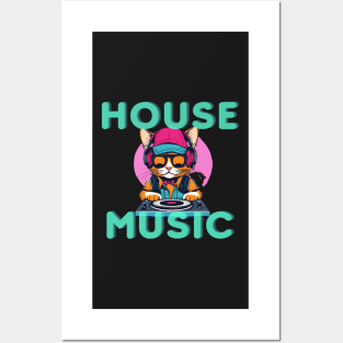 DJ Cat House Music Posters and Art